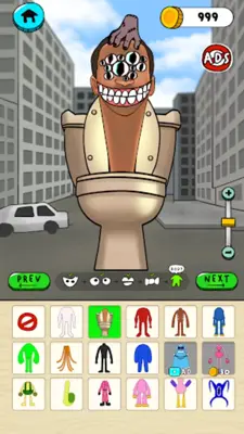 Monster Makeover, Mix Monsters android App screenshot 5